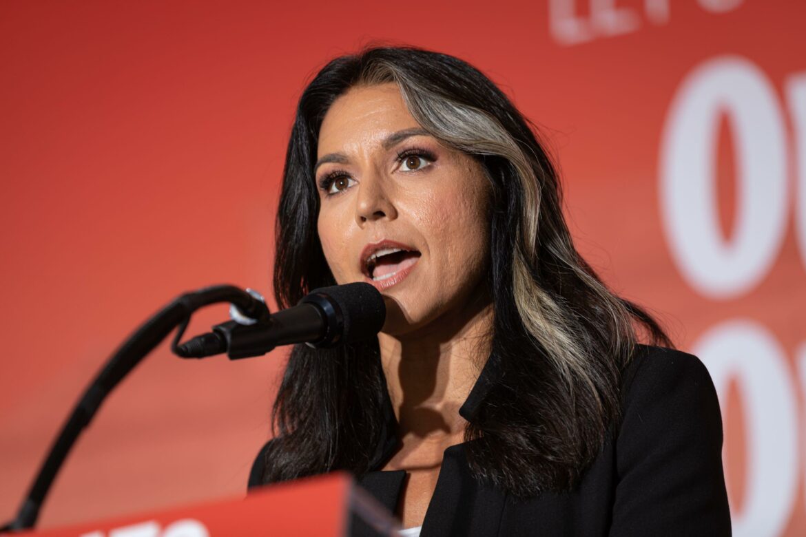 Tulsi Gabbard officially joins Republican Party during Trump event