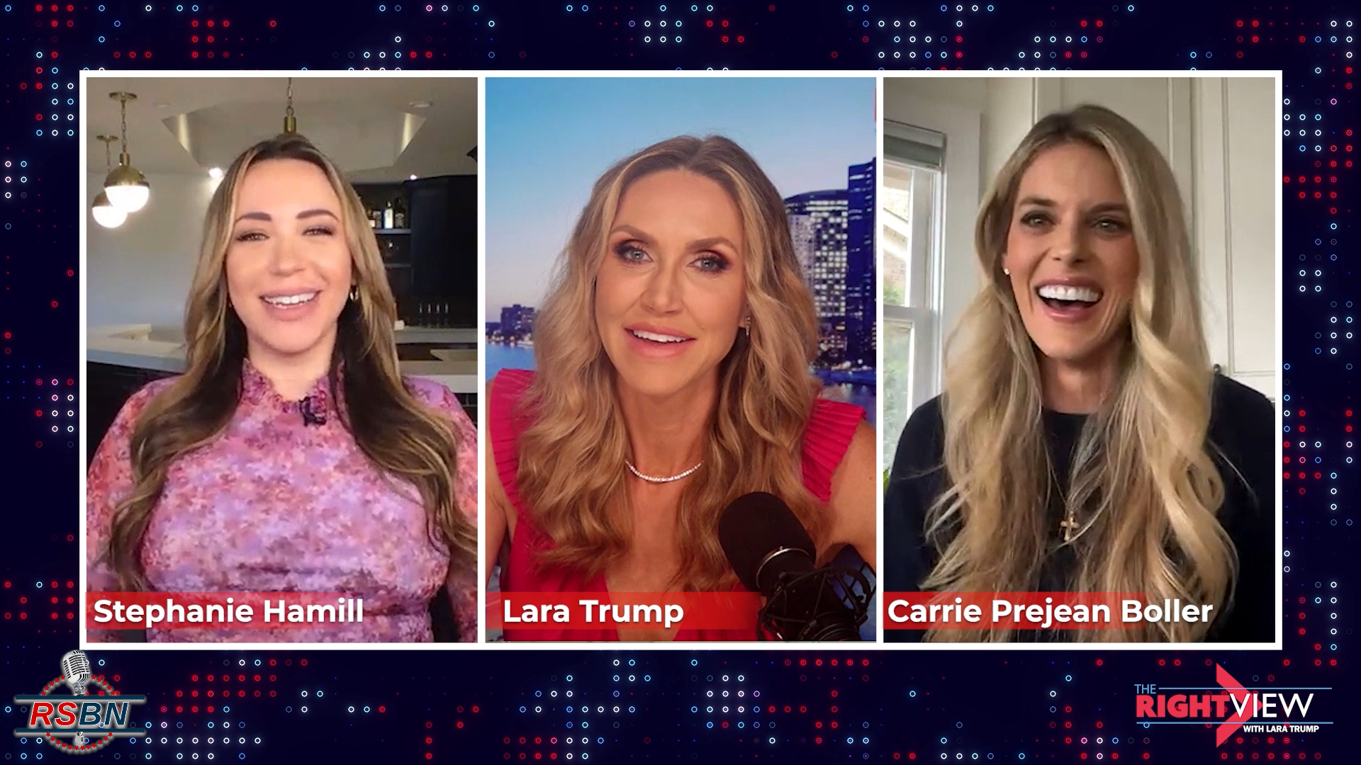 Watch: The Right view with Lara Trump, Stephanie Hamill, & Carrie ...