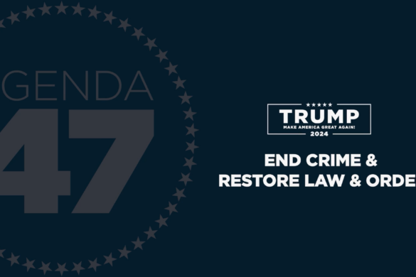 Trump Kicks Off 2024 Campaign In New Hampshire With Fighting Spirit I   Thumbnail End Crime And Restore Law And Order 585x390 