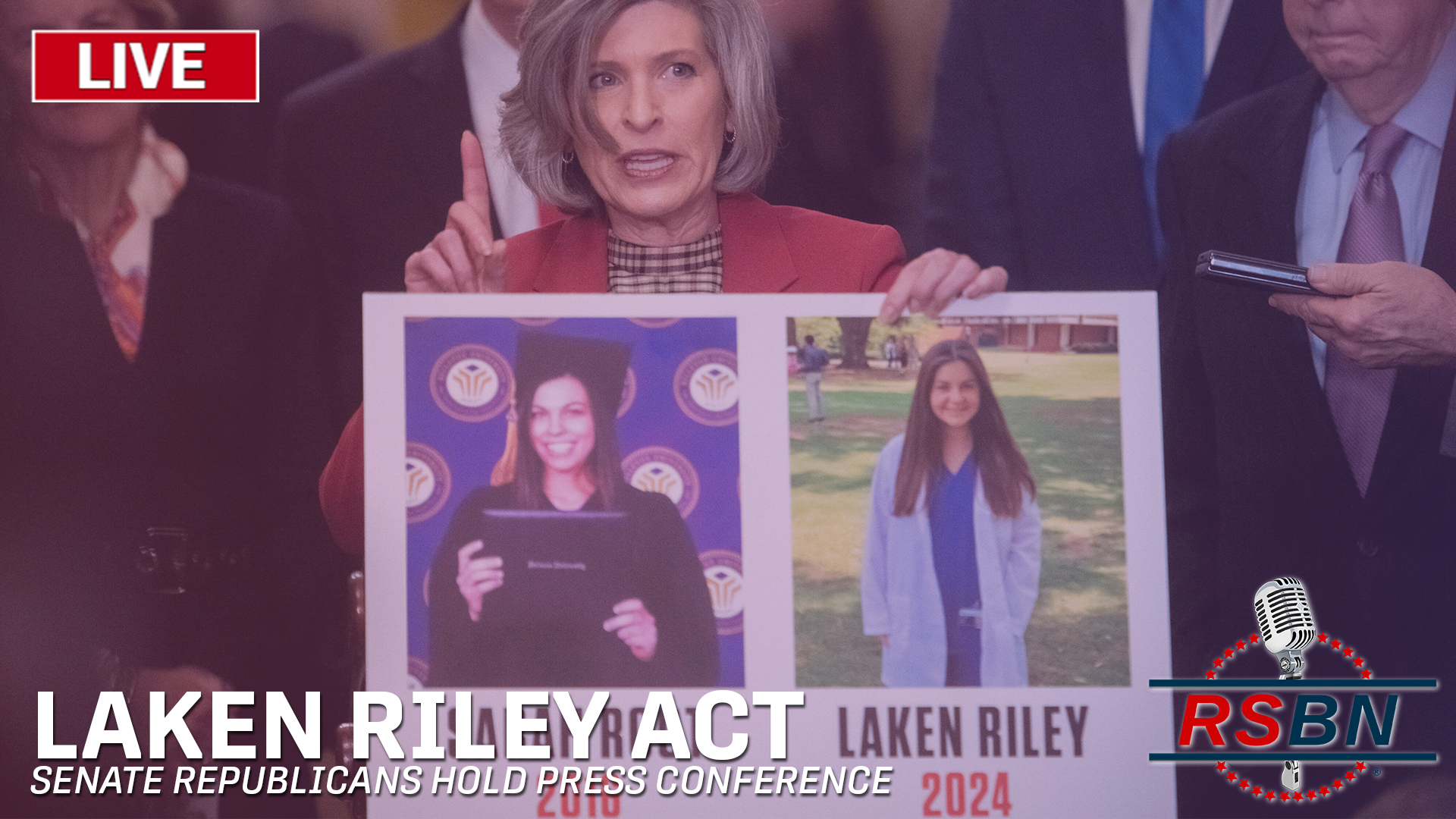 LIVE GOP Senators Call on Democrats to Pass the Laken Riley Act 3/21/24