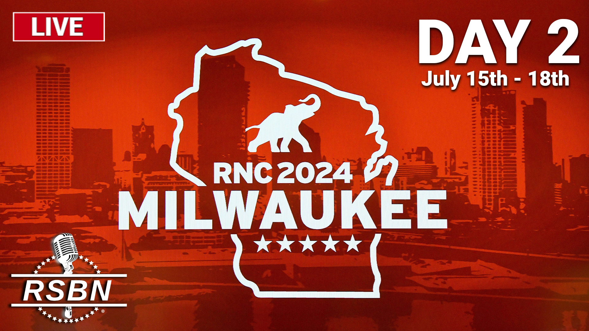 LIVE Day Two 2024 Republican National Convention (RNC) in Milwaukee