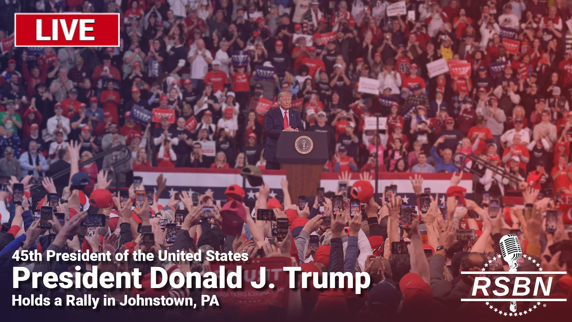 LIVE President Trump Holds a Rally in Johnstown, PA 8/30/24