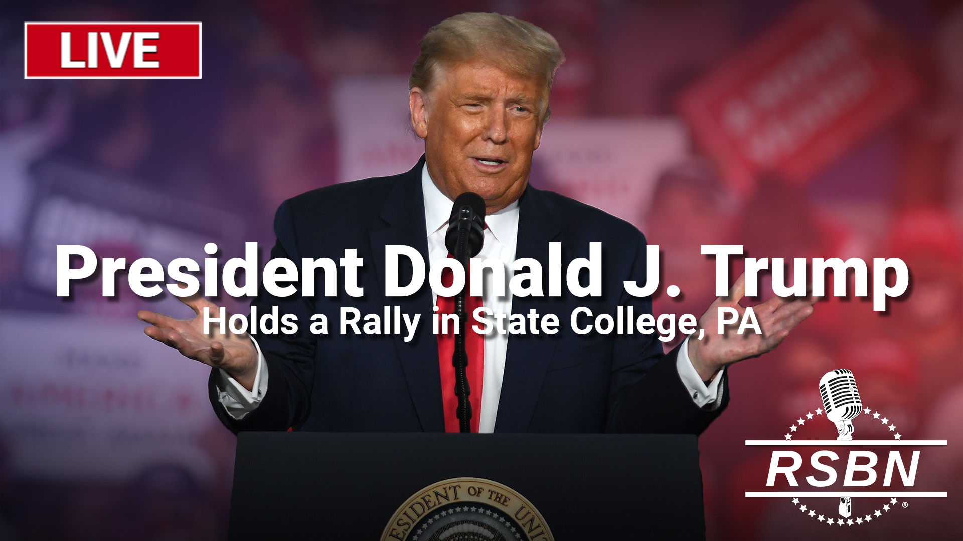 LIVE President Trump Holds a Rally in State College, PA 10/26/24