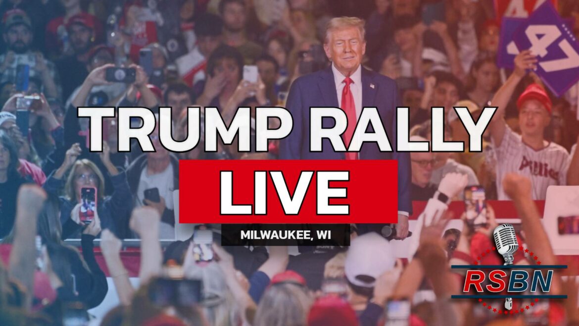 LIVE: President Trump Holds a Rally in Milwaukee, WI – 11/1/24